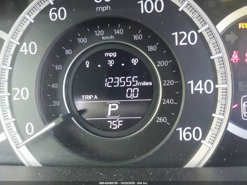 2013 Honda Accord Ex-L V-6 VIN: 1HGCR3F84DA032114 Lot: 43458108