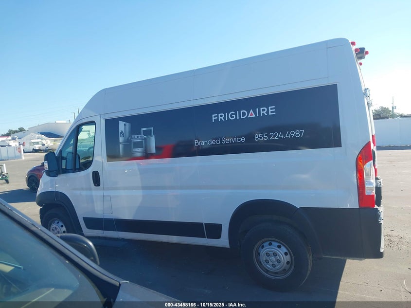 2023 Ram Promaster 2500 High Roof 136 Wb VIN: 3C6LRVCGXPE518621 Lot: 43458166