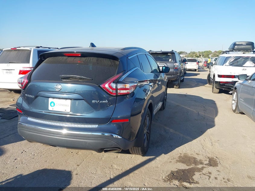 2017 NISSAN MURANO SV 5N1AZ2MH4HN114793