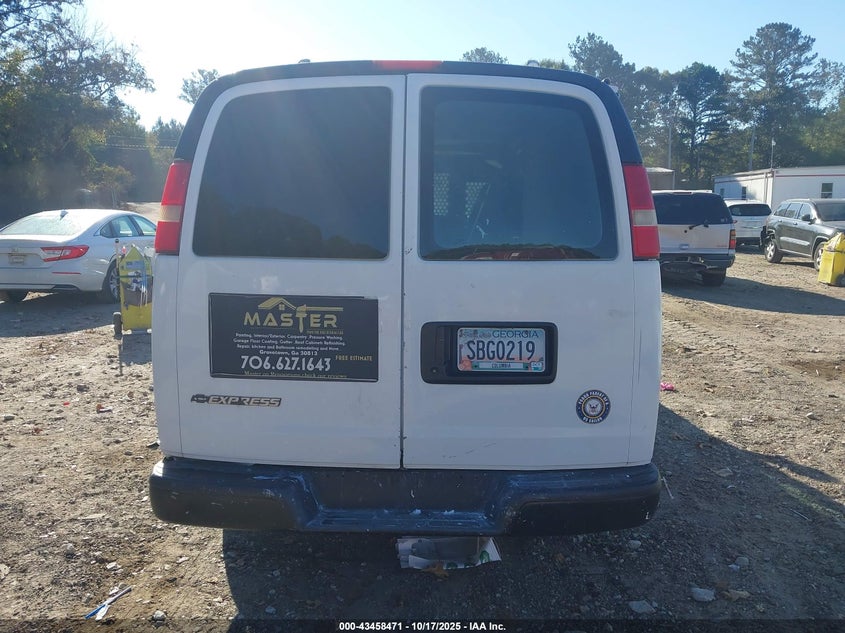 2008 Chevrolet Express Work Van VIN: 1GCFG15X781119235 Lot: 43458471