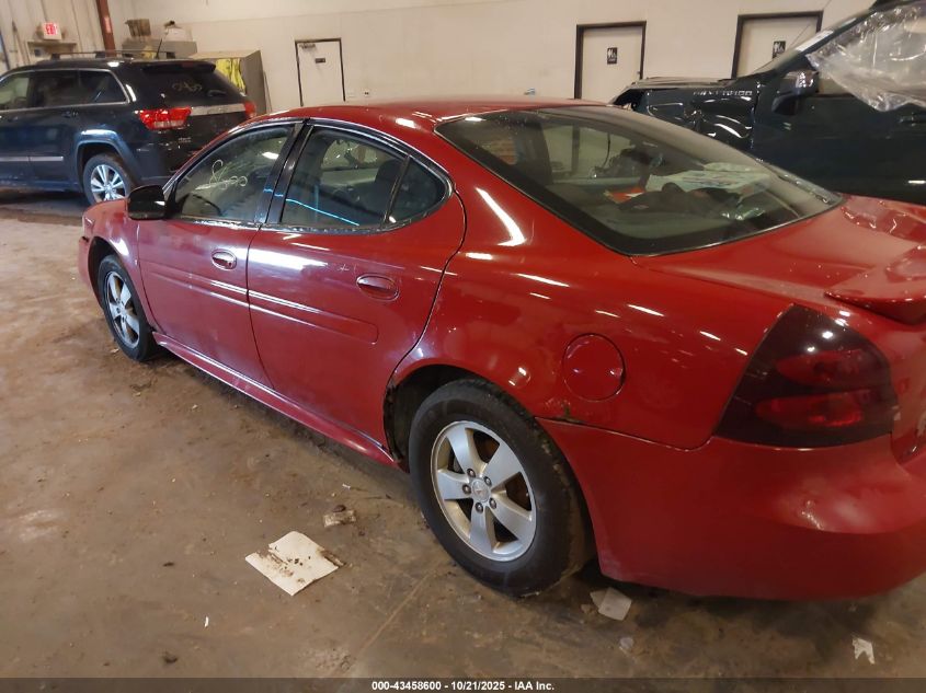 2007 Pontiac Grand Prix VIN: 2G2WP552271113223 Lot: 43458600