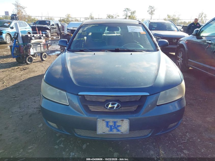 2006 Hyundai Sonata Gls V6/Lx V6 VIN: 5NPEU46F96H047214 Lot: 43458606