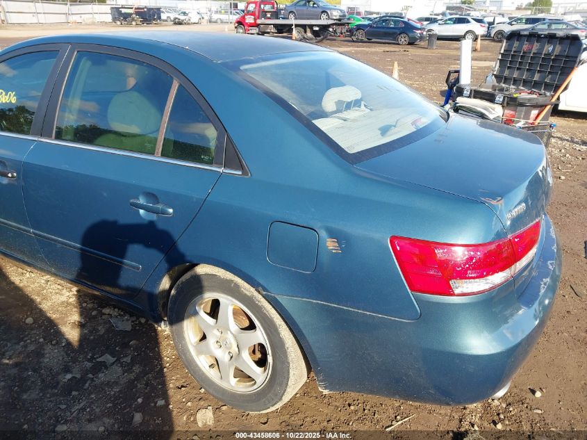 2006 Hyundai Sonata Gls V6/Lx V6 VIN: 5NPEU46F96H047214 Lot: 43458606