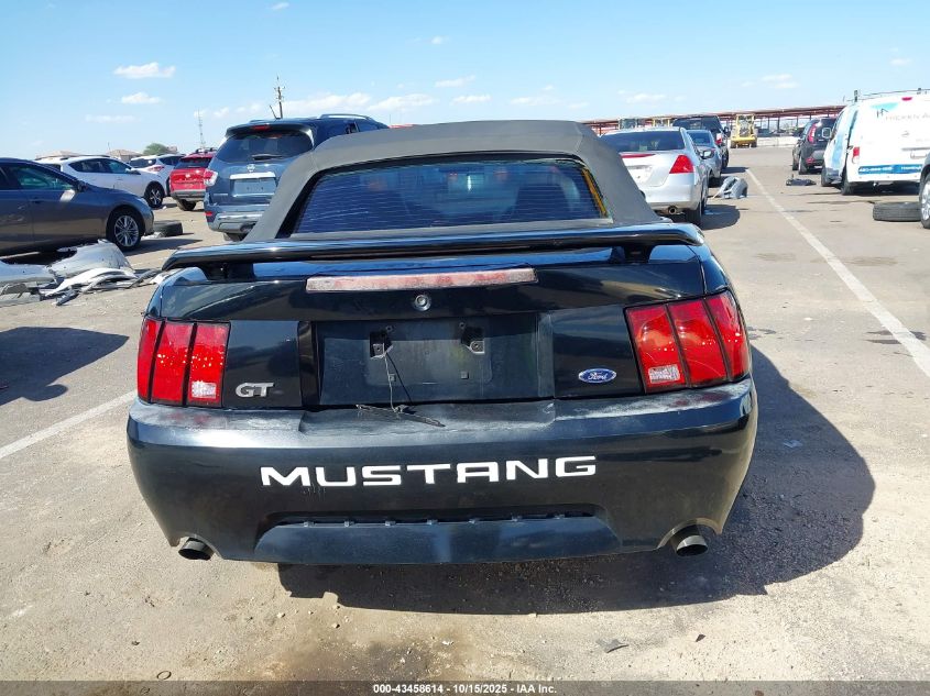 2001 Ford Mustang Gt VIN: 1FAFP45XX1F238901 Lot: 43458614