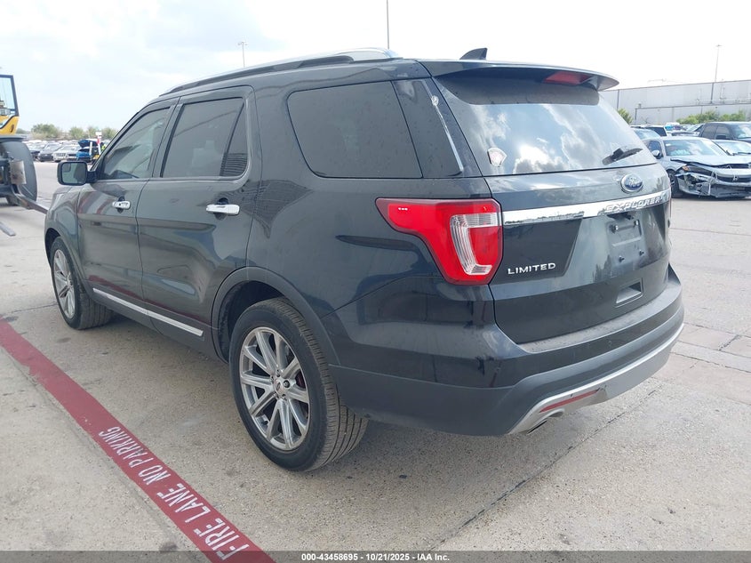 Vin: 1fm5k7f83hgc27140, lot: 43953576, ford explorer limited 20173
