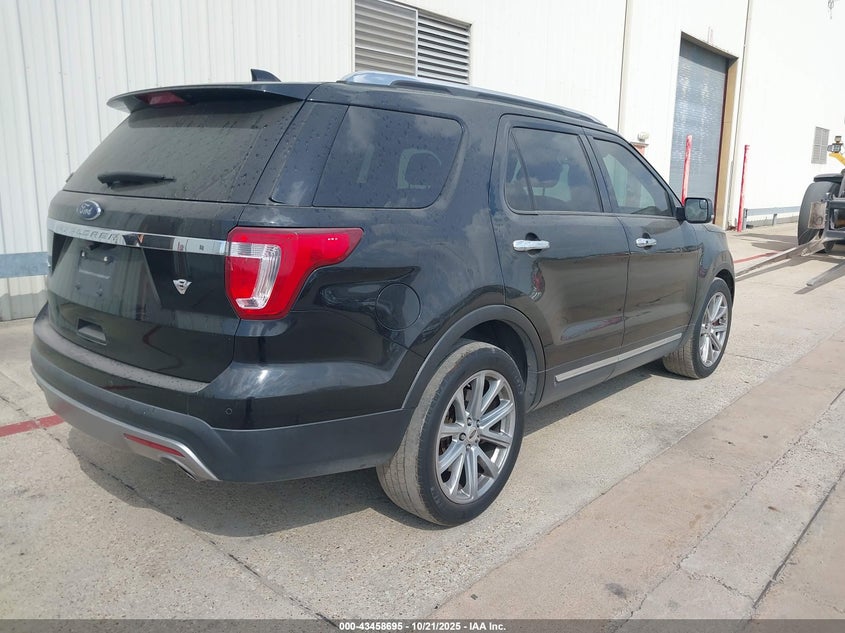 Vin: 1fm5k7f83hgc27140, lot: 43953576, ford explorer limited 20174