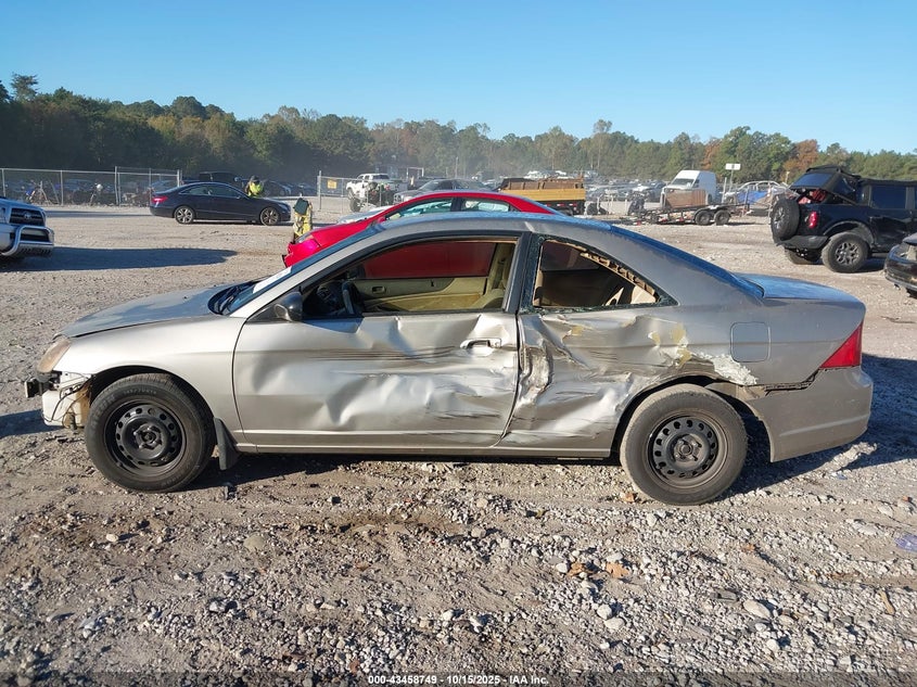 2003 Honda Civic Lx VIN: 1HGEM21563L049370 Lot: 43458749