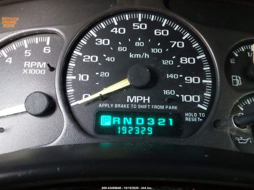 2001 Chevrolet Silverado 1500 Ls VIN: 2GCEC19T411253344 Lot: 43458846