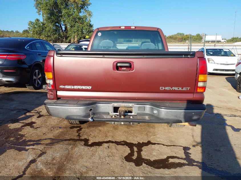 2001 Chevrolet Silverado 1500 Ls VIN: 2GCEC19T411253344 Lot: 43458846
