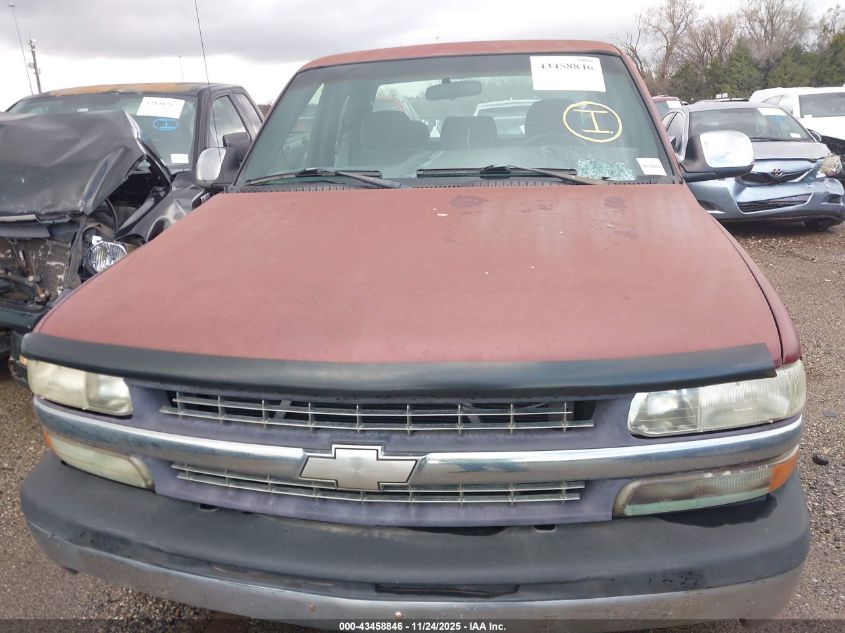 2001 Chevrolet Silverado 1500 Ls VIN: 2GCEC19T411253344 Lot: 43458846