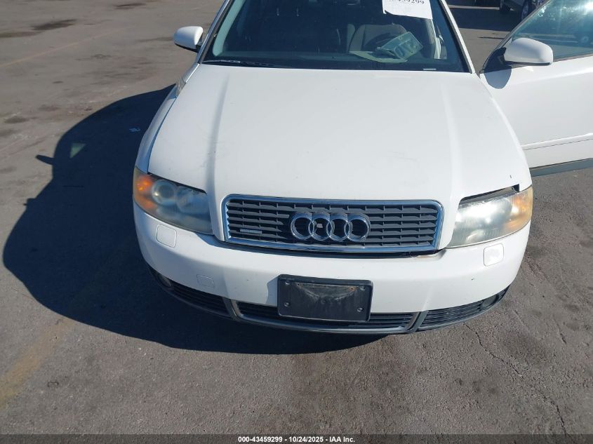 2003 Audi A4 3.0 VIN: WAULT68E53A161527 Lot: 43459299
