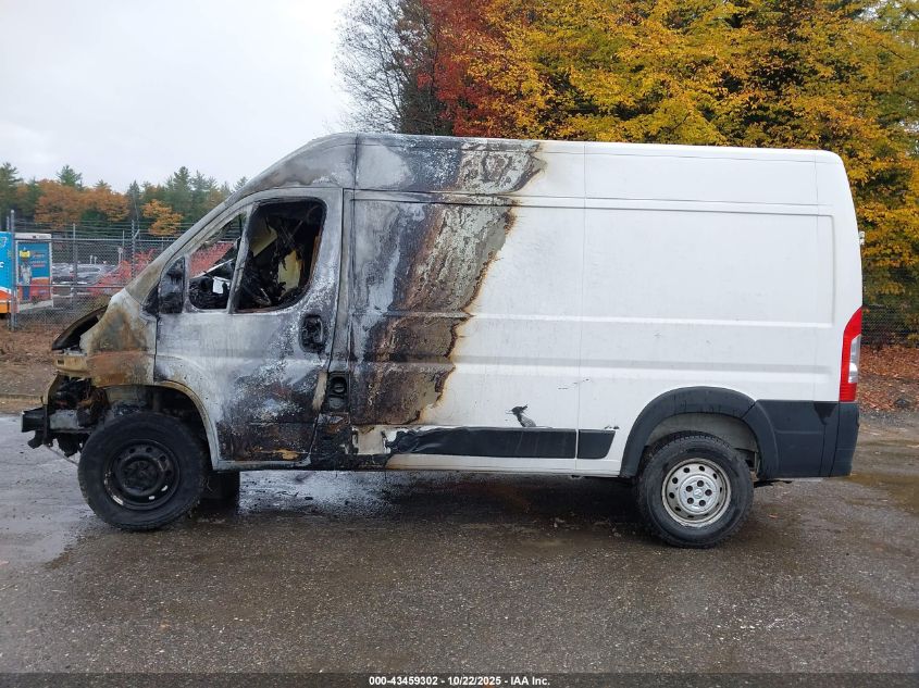 2019 Ram Promaster 2500 High Roof 136 Wb VIN: 3C6TRVCG2KE557437 Lot: 43459302