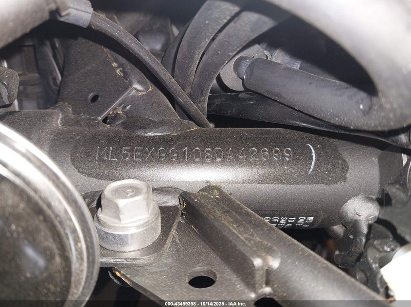 2025 Kawasaki Ex500 VIN: ML5EXGG10SDA42699 Lot: 43459398