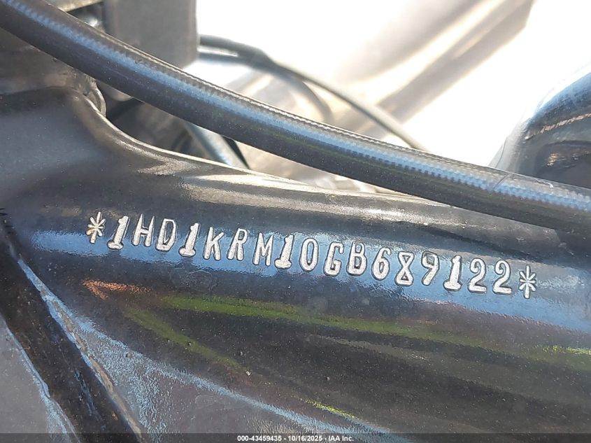 2016 Harley-Davidson Flhxs Street Glide Special VIN: 1HD1KRM10GB689122 Lot: 43459435