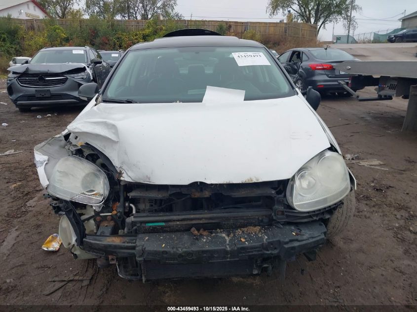 2008 Volkswagen Jetta Se/Sel VIN: 3VWRM71K68M190753 Lot: 43459493