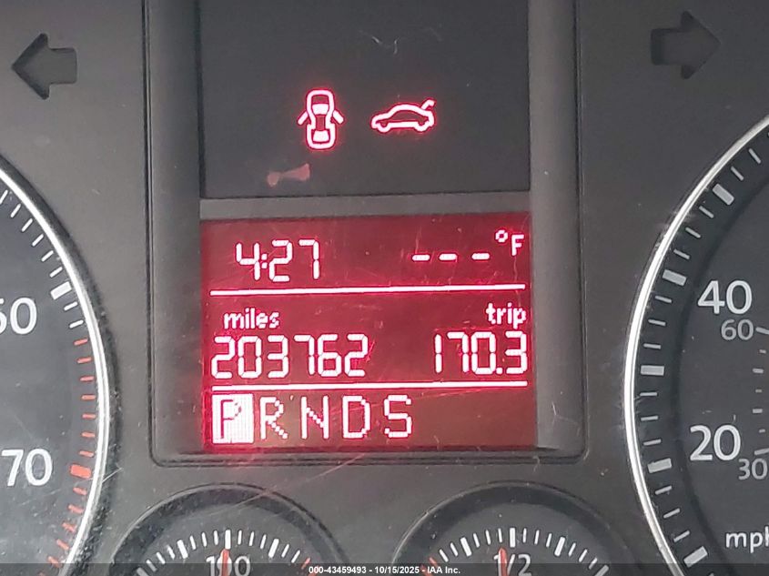 2008 Volkswagen Jetta Se/Sel VIN: 3VWRM71K68M190753 Lot: 43459493