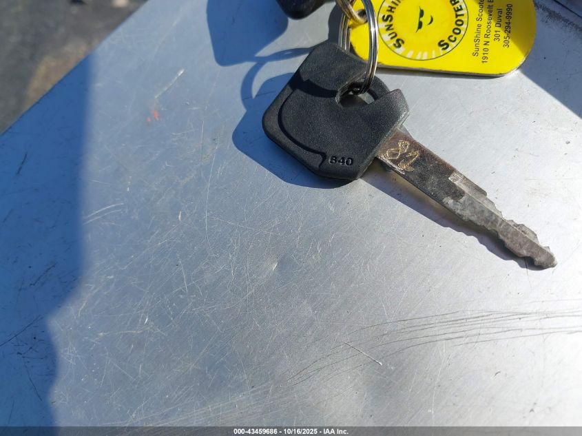 2024 Sym Scooter VIN: RFGBDSAC1RX007087 Lot: 43459686