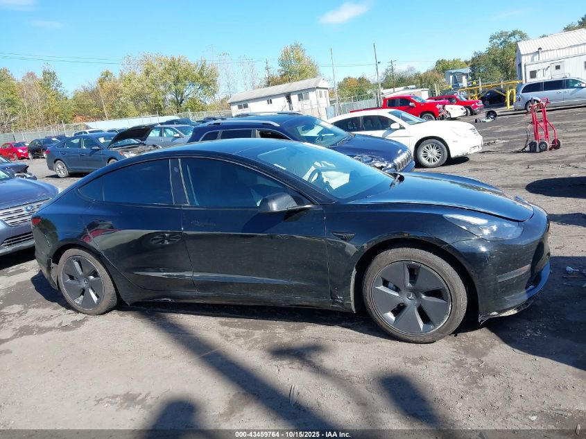 2022 Tesla Model 3 Rear-Wheel Drive VIN: 5YJ3E1EA0NF338366 Lot: 43459764