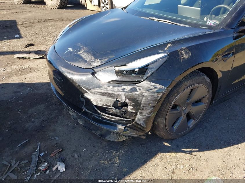 2022 Tesla Model 3 Rear-Wheel Drive VIN: 5YJ3E1EA0NF338366 Lot: 43459764