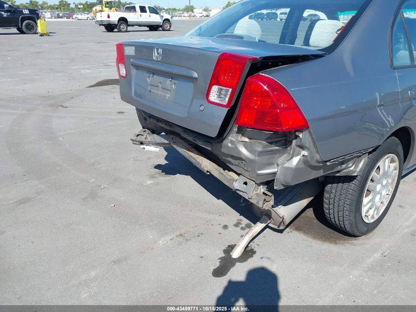 2004 Honda Civic Lx VIN: 1HGES16534L017048 Lot: 43459771