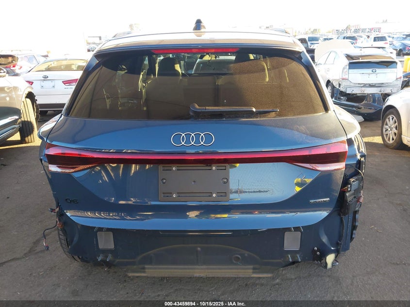 2025 AUDI Q6 E-TRON PREMIUM PLUS QUATTRO WA124BGF7SA022555