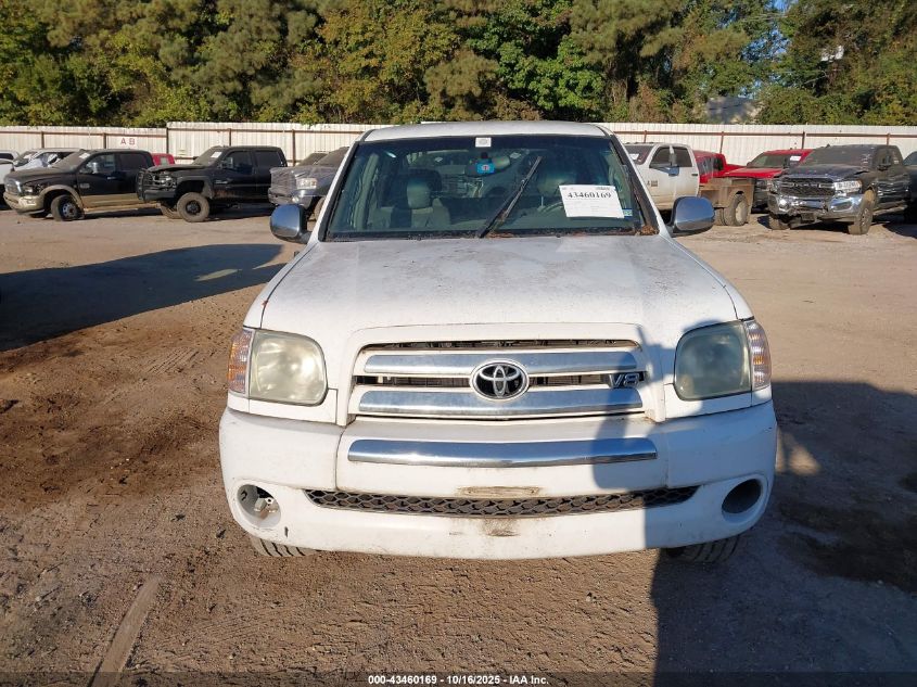 2005 Toyota Tundra Sr5 V8 VIN: 5TBET34185S486801 Lot: 43460169