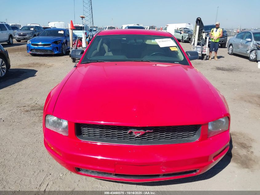 2005 Ford Mustang V6 Deluxe/V6 Premium VIN: 1ZVFT80N855150070 Lot: 43460375