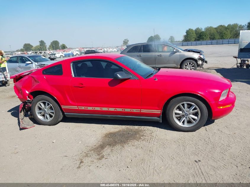 2005 Ford Mustang V6 Deluxe/V6 Premium VIN: 1ZVFT80N855150070 Lot: 43460375