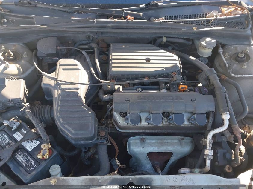 2002 Honda Civic Lx VIN: 2HGES16592H511134 Lot: 43460473