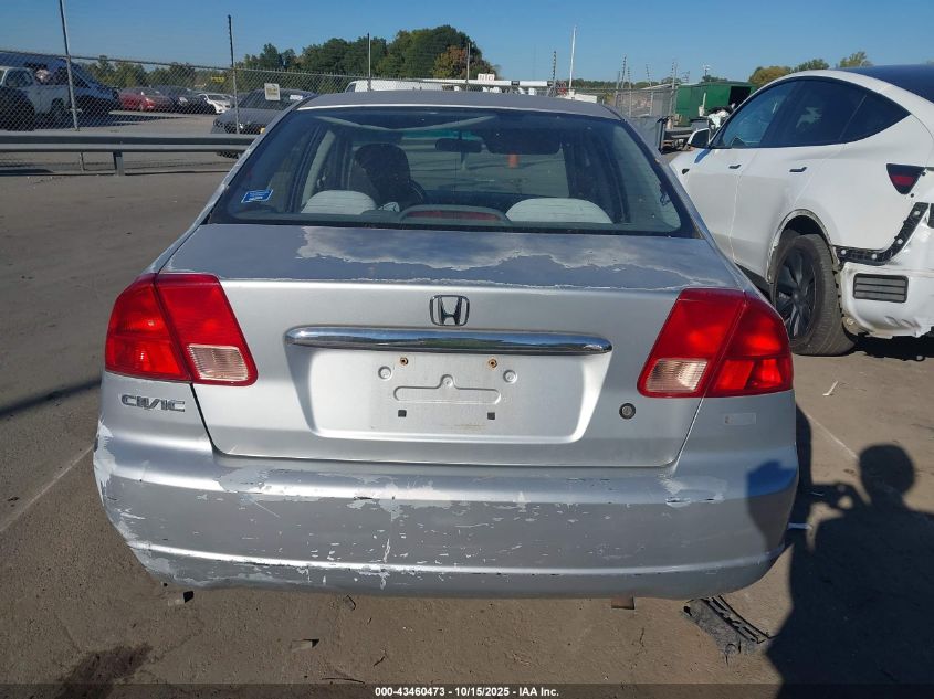 2002 Honda Civic Lx VIN: 2HGES16592H511134 Lot: 43460473