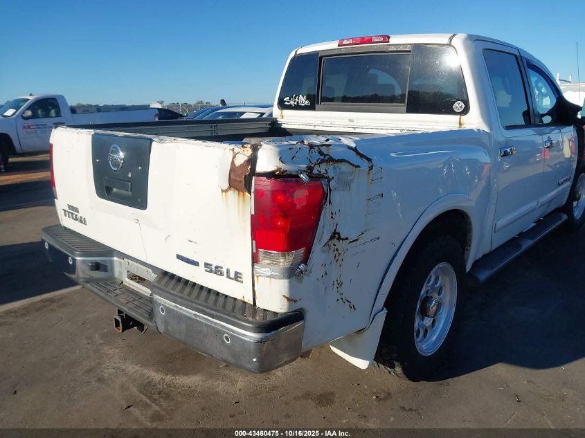 2009 Nissan Titan Le VIN: 1N6BA07D79N318614 Lot: 43460475