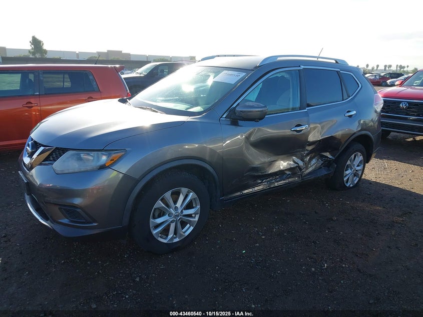 2016 NISSAN ROGUE S/SL/SV KNMAT2MV0GP631264