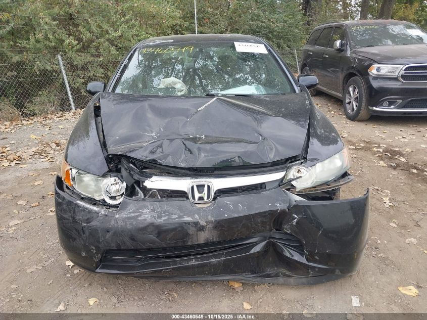 2008 Honda Civic Lx VIN: 1HGFA16528L107367 Lot: 43460549