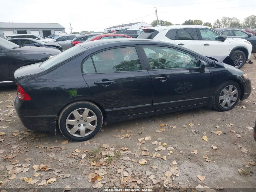 2008 Honda Civic Lx VIN: 1HGFA16528L107367 Lot: 43460549