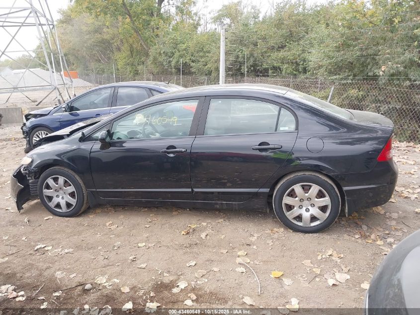 2008 Honda Civic Lx VIN: 1HGFA16528L107367 Lot: 43460549