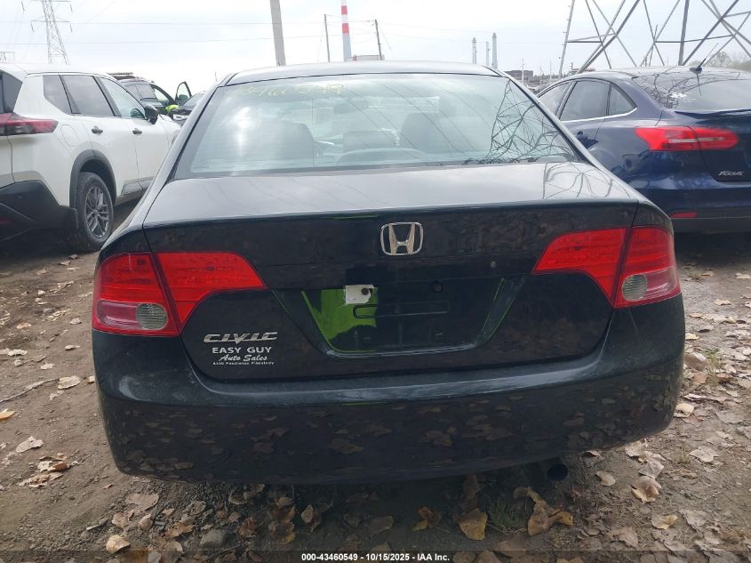 2008 Honda Civic Lx VIN: 1HGFA16528L107367 Lot: 43460549