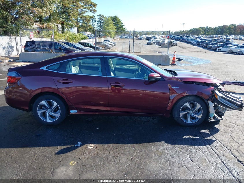 2019 HONDA INSIGHT EX 19XZE4F56KE030259