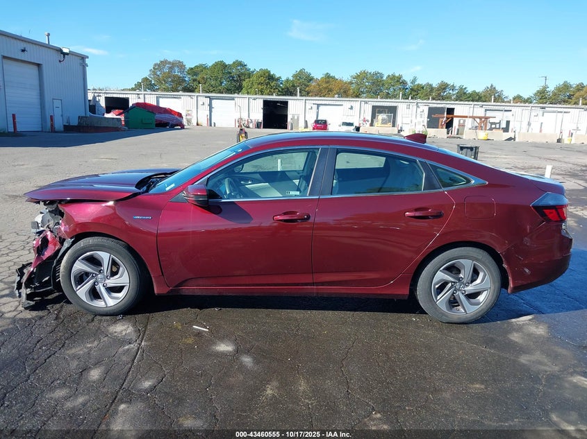 2019 HONDA INSIGHT EX 19XZE4F56KE030259