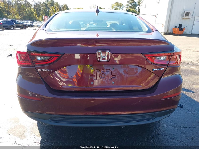 2019 HONDA INSIGHT EX 19XZE4F56KE030259