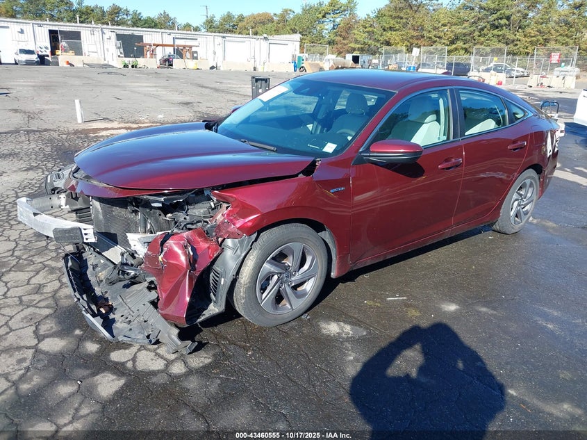 2019 HONDA INSIGHT EX 19XZE4F56KE030259