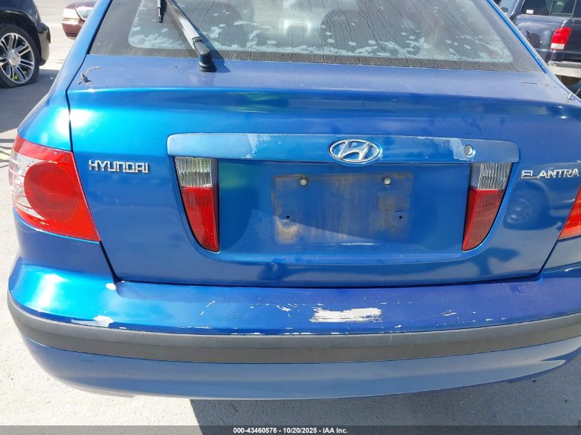 2005 Hyundai Elantra Gls/Gt VIN: KMHDN56DX5U134245 Lot: 43460576