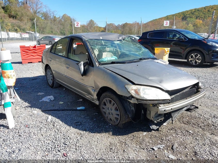 JHMES16545S003972 2005 Honda Civic Lx auction photo 1