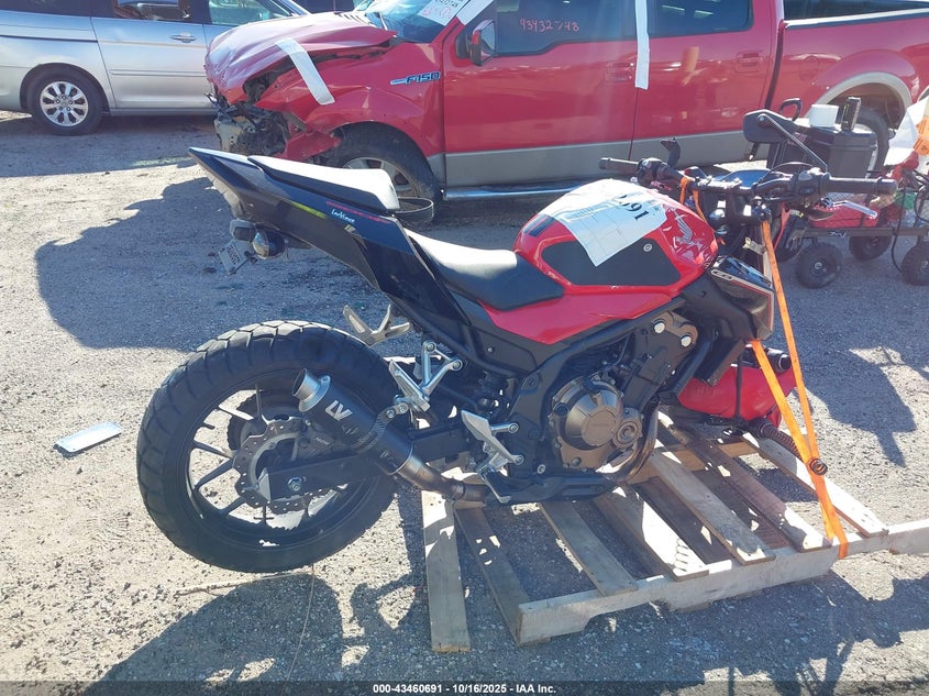 2017 Honda Cb500 F VIN: MLHPC4562H5400714 Lot: 43460691