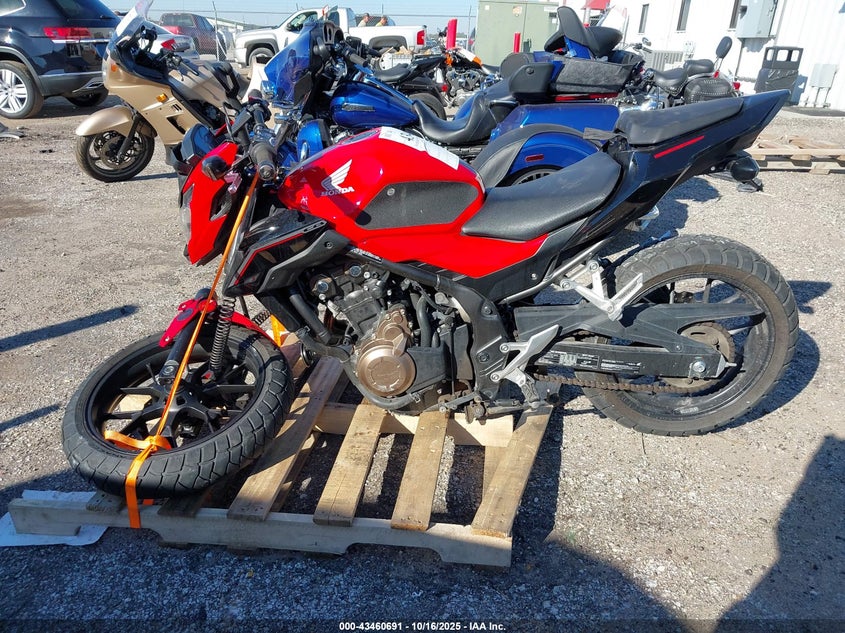 2017 Honda Cb500 F VIN: MLHPC4562H5400714 Lot: 43460691