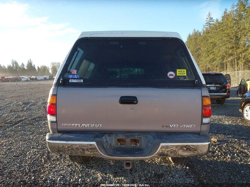 2002 Toyota Tundra Sr5 V8 VIN: 5TBBT44172S232341 Lot: 43460725