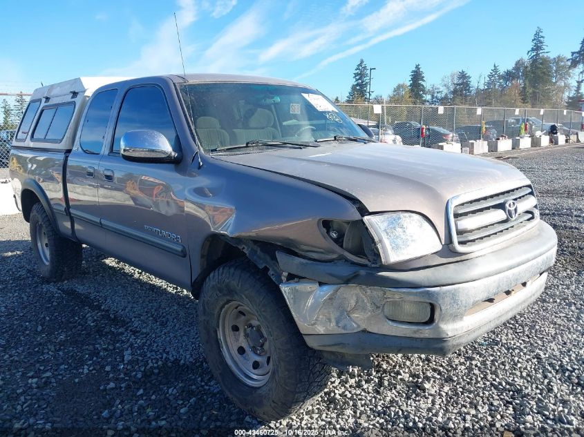 2002 Toyota Tundra Sr5 V8 VIN: 5TBBT44172S232341 Lot: 43460725