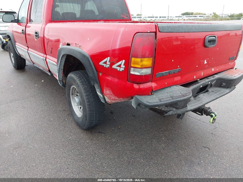 2002 GMC Sierra 1500Hd Sle VIN: 1GTGK13U82F247294 Lot: 43460785