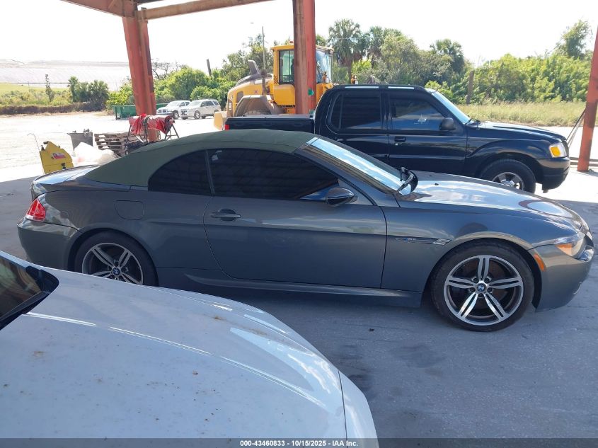 2007 BMW M6 VIN: WBSEK93567CS32762 Lot: 43460833