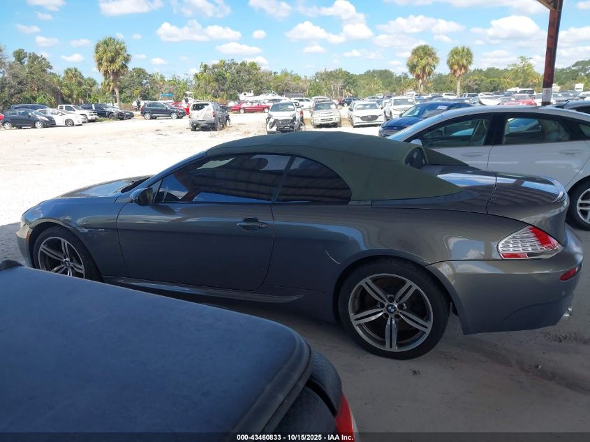 2007 BMW M6 VIN: WBSEK93567CS32762 Lot: 43460833
