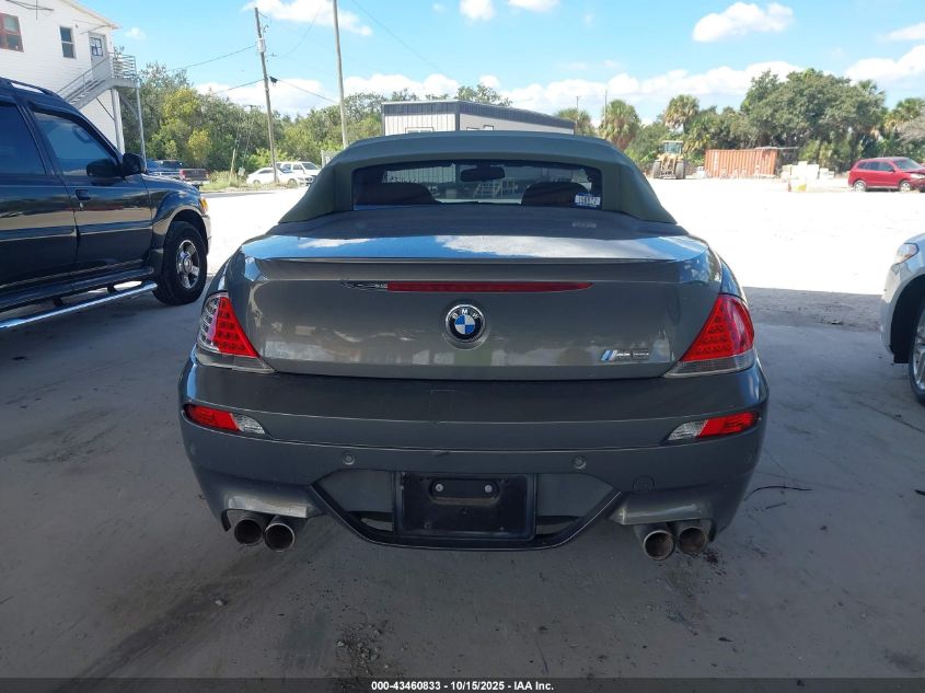 2007 BMW M6 VIN: WBSEK93567CS32762 Lot: 43460833